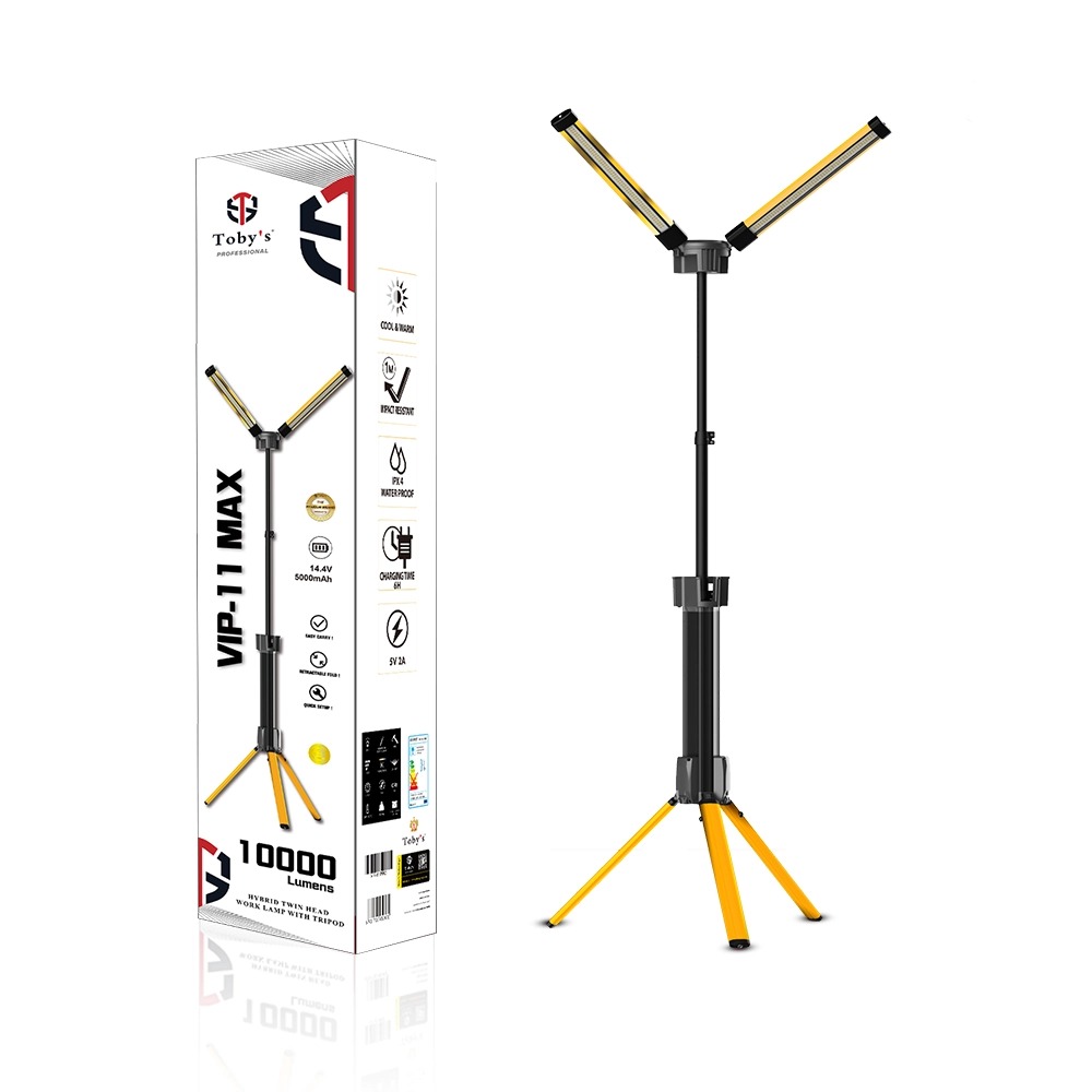 Toby’s VIP11 Max Outdoor Camping Light | Multifunction LED, 5000mAh Rechargeable, White